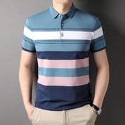 Lars | Luxe zomerpolo in de kleur Blauw voor heren in stijl ideaal voor de lente.