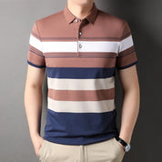 Lars | Luxe zomerpolo in de kleur Rood voor heren in stijl ideaal voor de lente.