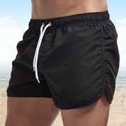 Lars | Modieuze heren zwemshort met patroon in de kleur Zwart voor heren in Beach stijl ideaal voor de zomer.