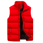 Stijlvolle gewatteerde heren bodywarmer gemaakt van waterafstotend materiaal voor ultiem comfort en trendy uitstraling, ongeacht de weersomstandigheden. Combineerbaar met diverse outfits voor een fashionable look bij elke gelegenheid.