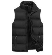 Stijlvolle gewatteerde heren bodywarmer gemaakt van waterafstotend materiaal voor ultiem comfort en trendy uitstraling, ongeacht de weersomstandigheden. Combineerbaar met diverse outfits voor een fashionable look bij elke gelegenheid.