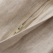 Lau | Linnen shorts in de kleur Beige voor heren in Beach stijl ideaal voor de zomer.