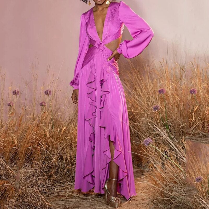 Laurie | Stijlvolle lange mouwen jurk in de kleur Wit voor dames in stijl ideaal voor de lente.