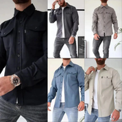 Lef | Veelzijdige overhemdjas in de kleur Zwart voor heren in stijl ideaal voor de herfst.