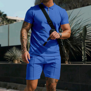 Lennaert | Luxe zomer set in de kleur Blauw voor heren in Beach stijl ideaal voor de zomer.