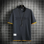 Lennart | Stijlvol zomer T-shirt in de kleur Grijs voor heren in stijl ideaal voor de zomer.