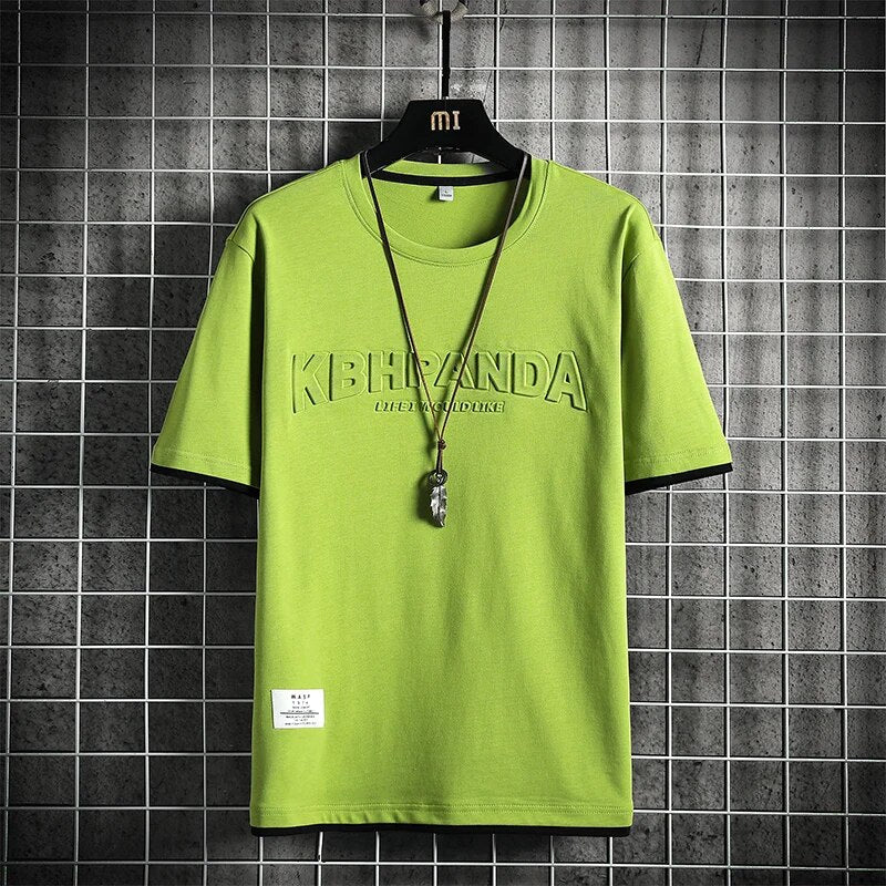 Lennart | Stijlvol zomer T-shirt in de kleur Groen voor heren in stijl ideaal voor de zomer.