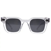 Lex | Zonnebril met donkere glazen in de kleur Transparant voor heren in stijl ideaal voor de lente.