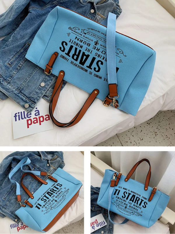 Lexie Grote Draagtas | Casual & Trendy in de kleur Blauw voor dames in stijl geschikt voor alle seizoenen.