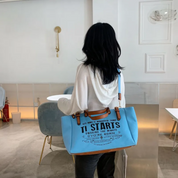 Lexie Grote Draagtas | Casual & Trendy in de kleur Blauw voor dames in stijl geschikt voor alle seizoenen.