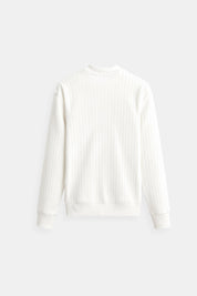 Stijlvolle Ribbels Gebreide Heren Longsleeve Trui - Liam