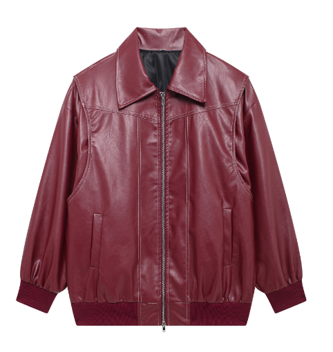 Stijlvolle Leren Bomberjack van Linde