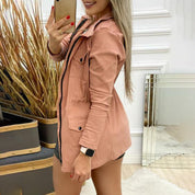 Liv | Luxe damesjas van hoge kwaliteit in de kleur Beige voor dames in stijl geschikt voor alle seizoenen.