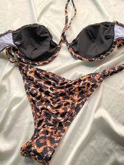 Liv | Sexy & trendy bikini in de kleur Luipaard voor dames in Beach stijl ideaal voor de zomer.