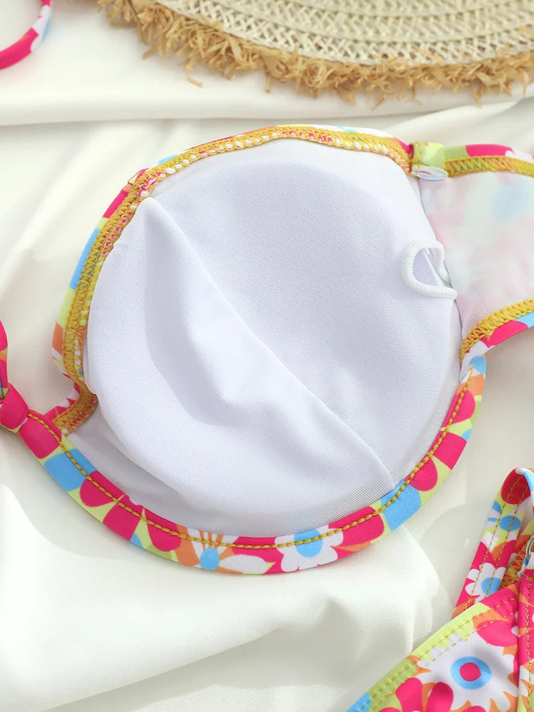 Liv | Sexy & trendy bikini in de kleur Luipaard voor dames in Beach stijl ideaal voor de zomer.