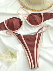 Liv | Sexy & trendy bikini in de kleur Luipaard voor dames in Beach stijl ideaal voor de zomer.