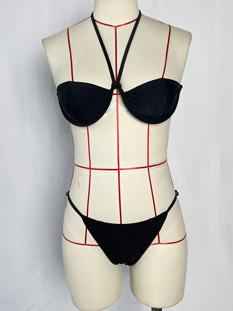 Liv | Sexy & trendy bikini in de kleur Luipaard voor dames in Beach stijl ideaal voor de zomer.