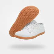 Loek | Comfortabele blotevoetsschoenen in de kleur Grijs voor heren in stijl geschikt voor alle seizoenen.