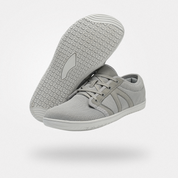 Loek | Comfortabele blotevoetsschoenen in de kleur Grijs voor heren in stijl geschikt voor alle seizoenen.