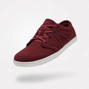 Loek | Comfortabele blotevoetsschoenen in de kleur Rood voor heren in stijl geschikt voor alle seizoenen.