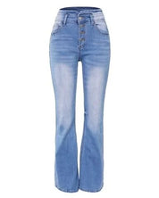 Lotte | High-Waist Spijkerbroek in stijl in de kleur Blauw voor dames in stijl ideaal voor de lente.