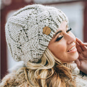 Lotte | Stijlvolle & comfy gebreide beanie in de kleur Beige voor dames in Streetwear stijl ideaal voor de winter