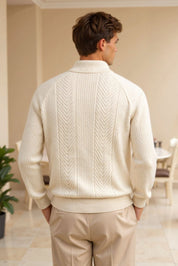 Retro Trui met Lange Mouwen - Stijlvol en Comfortabel