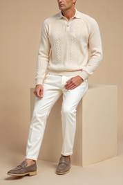 Retro Trui met Lange Mouwen - Stijlvol en Comfortabel