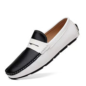 Lucary | Handgemaakte leren loafers voor heren in de kleur Zwart voor heren in Smart-casual stijl ideaal voor de lente.