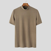 Lucas | Coltrui T-shirt in zomerse stijl in de kleur Khaki voor heren in stijl ideaal voor de zomer.