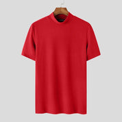 Lucas | Coltrui T-shirt in zomerse stijl in de kleur Rood voor heren in stijl ideaal voor de zomer.
