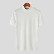 Lucas | Coltrui T-shirt in zomerse stijl in de kleur Wit voor heren in stijl ideaal voor de zomer.