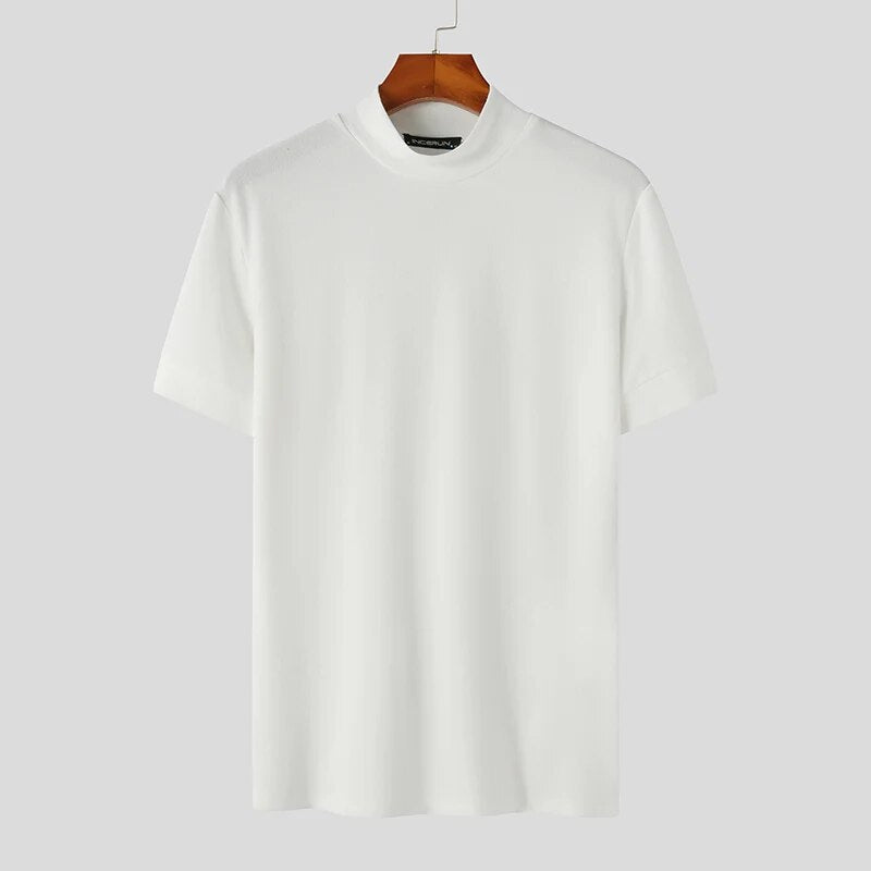 Lucas | Coltrui T-shirt in zomerse stijl in de kleur Wit voor heren in stijl ideaal voor de zomer.