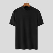 Lucas | Coltrui T-shirt in zomerse stijl in de kleur Zwart voor heren in stijl ideaal voor de zomer.