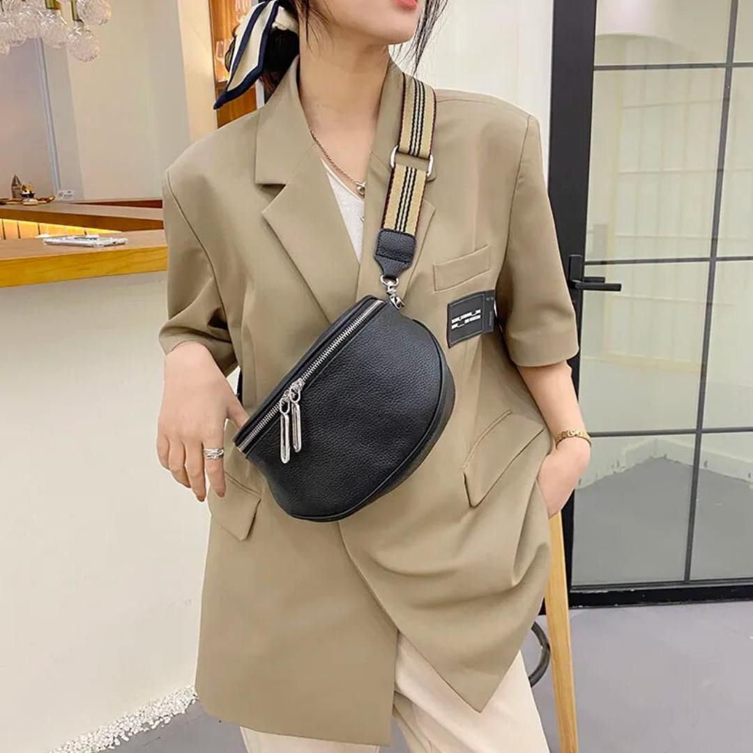 Lucy Leren Zadeltas | Schattig en trendy in de kleur Groen voor dames in stijl geschikt voor alle seizoenen.