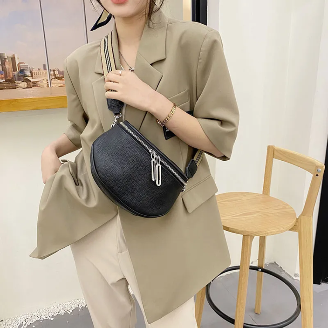 Lucy Leren Zadeltas | Schattig en trendy in de kleur Groen voor dames in stijl geschikt voor alle seizoenen.