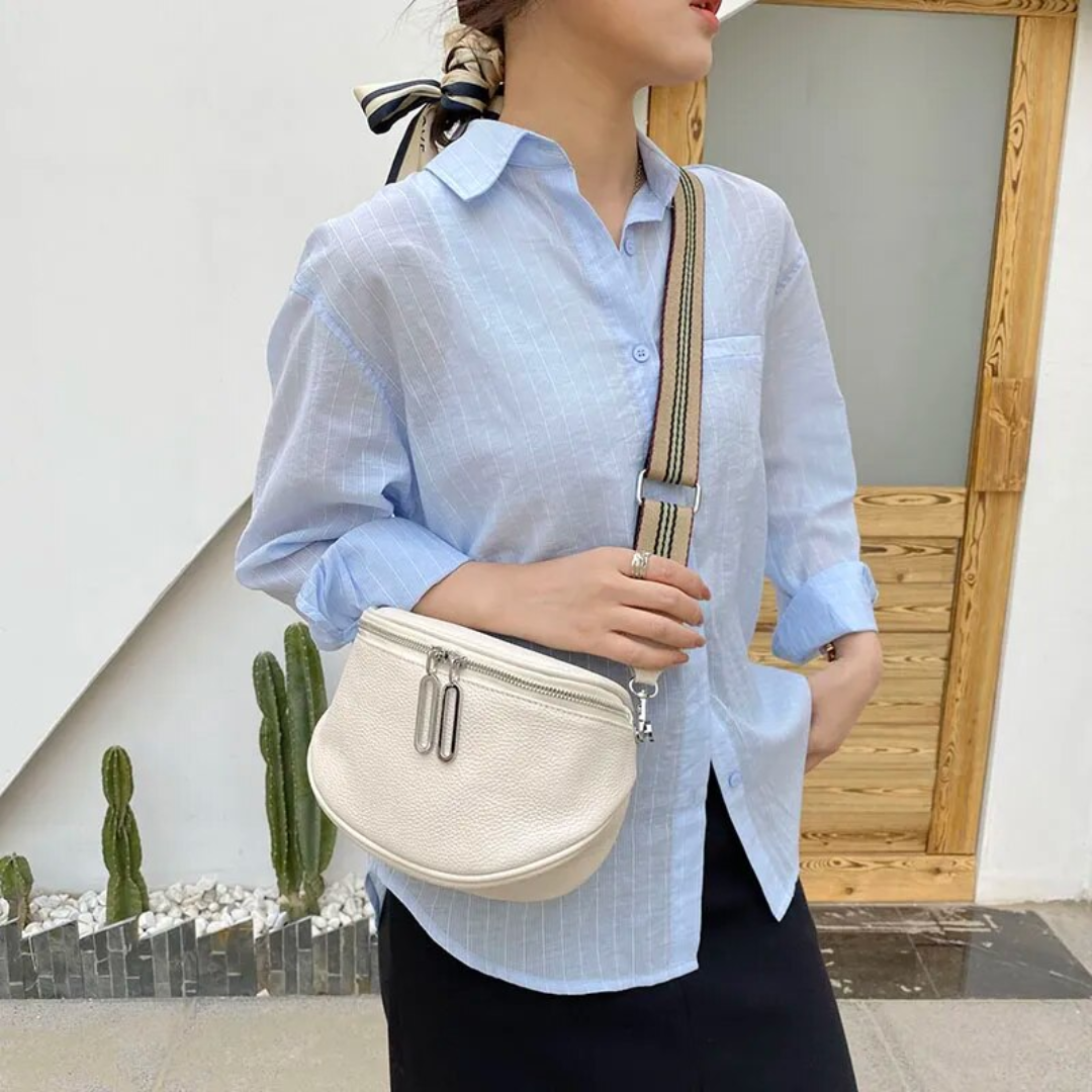 Lucy Leren Zadeltas | Schattig en trendy in de kleur Groen voor dames in stijl geschikt voor alle seizoenen.