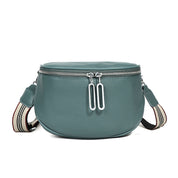 Lucy Leren Zadeltas | Schattig en trendy in de kleur Groen voor dames in stijl geschikt voor alle seizoenen.