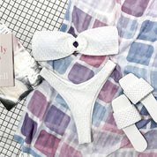 Luna | Trendy & sexy strapless bikini in de kleur Zwart voor dames in Beach stijl ideaal voor de zomer.