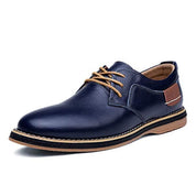 Marco | Casual Lederen Herenschoenen in de kleur Blauw voor heren in Casual stijl ideaal voor de winter