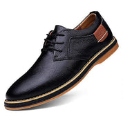 Marco | Casual Lederen Herenschoenen in de kleur Zwart voor heren in Casual stijl ideaal voor de winter