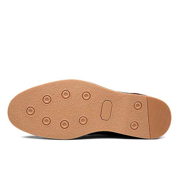 Marco | Casual Lederen Herenschoenen in de kleur Zwart voor heren in Casual stijl ideaal voor de winter