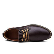 Marco | Casual Lederen Herenschoenen in de kleur Zwart voor heren in Casual stijl ideaal voor de winter