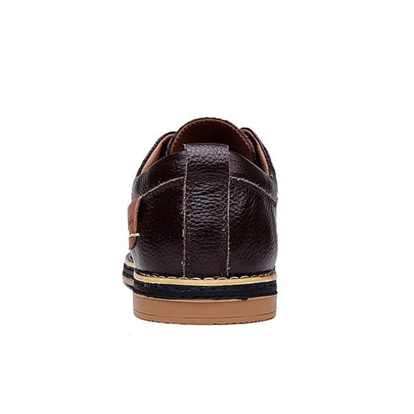 Marco | Casual Lederen Herenschoenen in de kleur Zwart voor heren in Casual stijl ideaal voor de winter