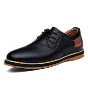 Marco | Casual Lederen Herenschoenen in de kleur Zwart voor heren in Casual stijl ideaal voor de winter