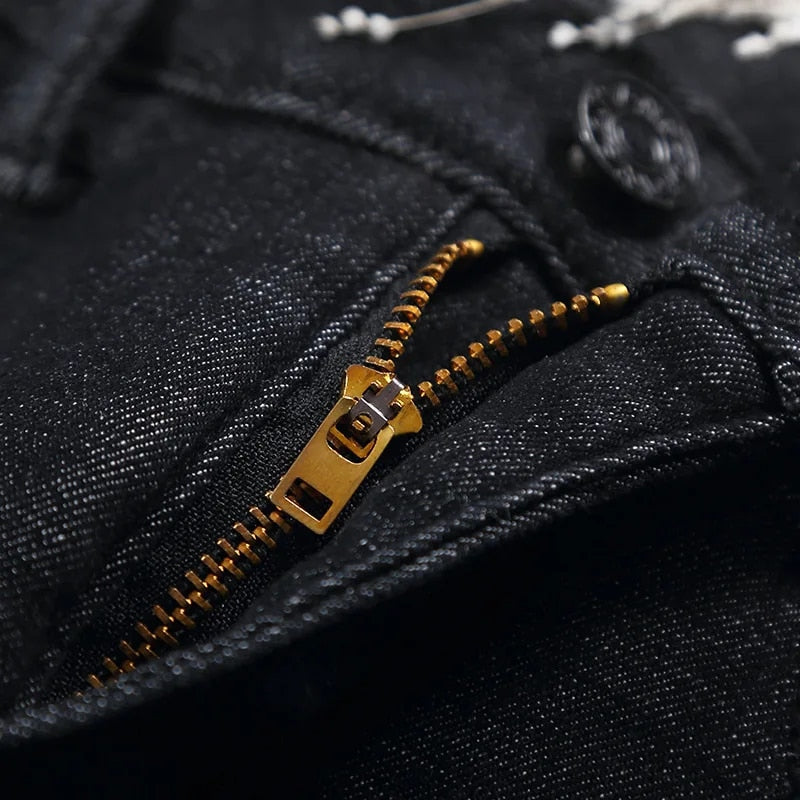 Marijke | Thermische dames jeans in de kleur Zwart/Grijs voor dames in stijl ideaal voor de winter