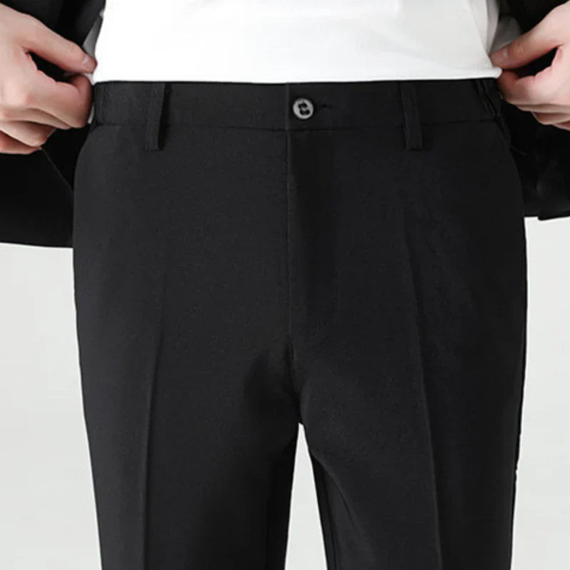 Martin | Stijlvolle smart-casual set in de kleur Zwart voor heren in Smart-casual stijl ideaal voor de zomer.