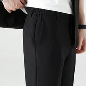 Martin | Stijlvolle smart-casual set in de kleur Zwart voor heren in Smart-casual stijl ideaal voor de zomer.