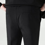 Martin | Stijlvolle smart-casual set in de kleur Zwart voor heren in Smart-casual stijl ideaal voor de zomer.