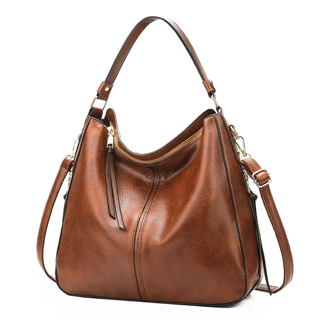 Martina Hobo Tas | Elegant & Vintage in de kleur Rood voor dames in Heritage stijl geschikt voor alle seizoenen.